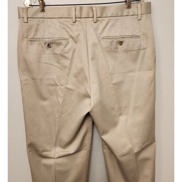 Dockers Signature Khaki Dress Pants D2 Straight Fit Cream Tan Mens 36x29 - Picture 6 of 11
